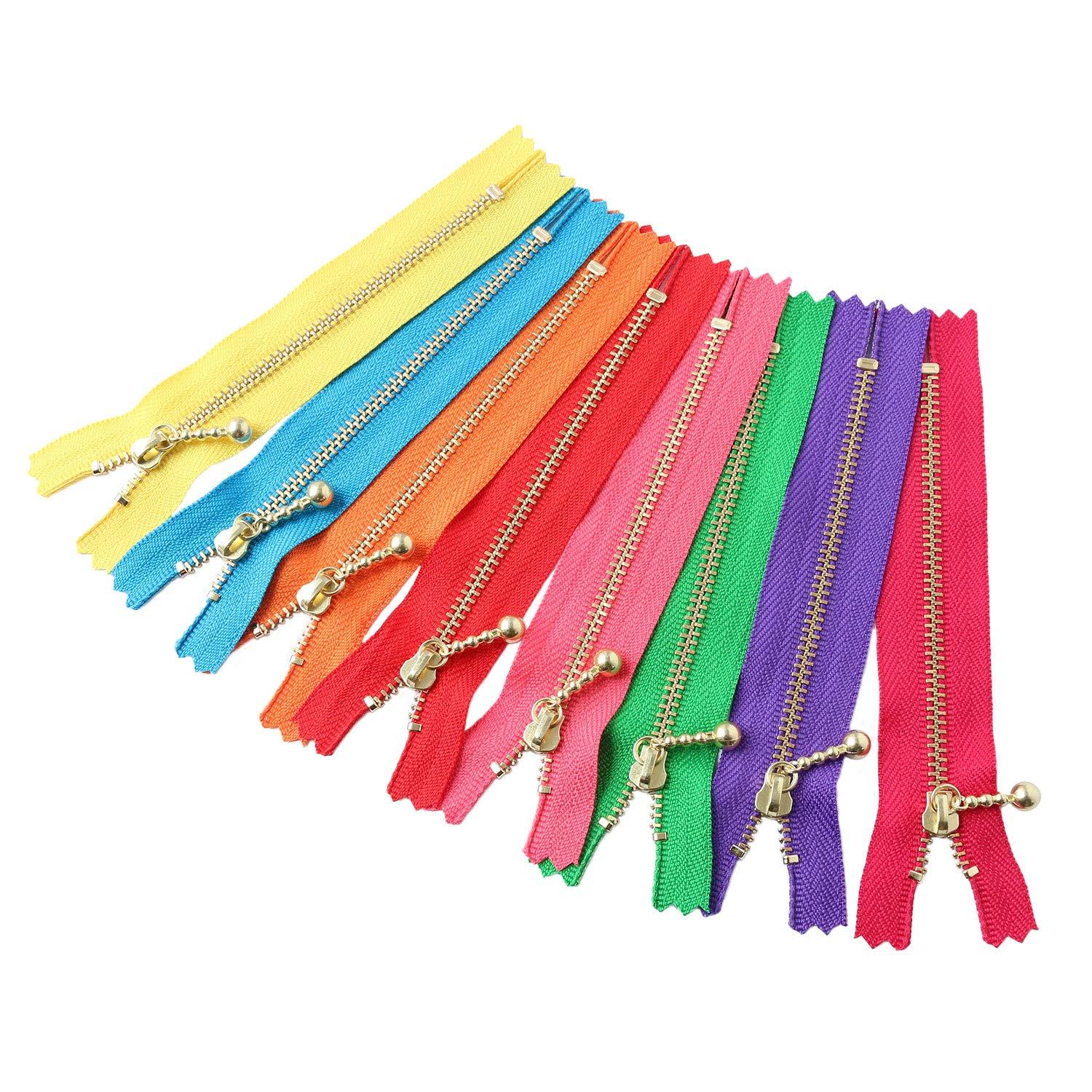 Y.K.K. Screw-On Fastener G 8-Color Set 12cm 3G12-8MIX
