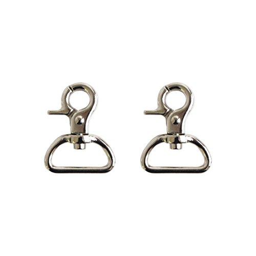 Nippon Chuko Mini Lever Snap Hook D 2-Pack 21mm SJNA7-S Craft Supplies Craft Materials Bag Snap Hook
