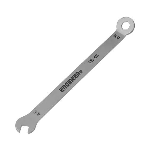 ESCO 5.0x4.5mm Single-Eye Open-End Wrench (Thin Type, Stainless Steel) EA614CT-3