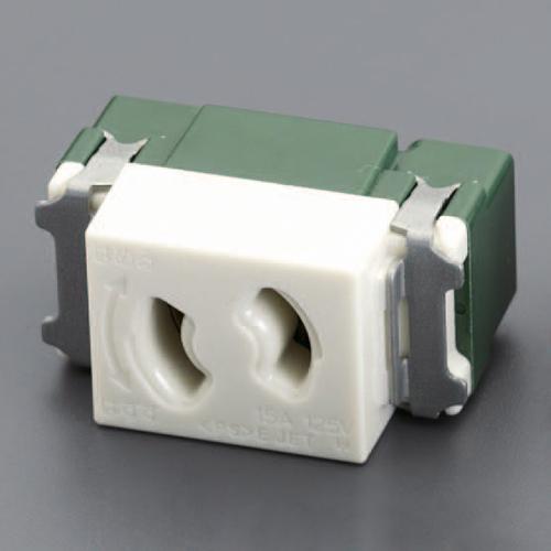 125V/15A Flush-Mount Outlet (Single-Gap/Non-Removable)