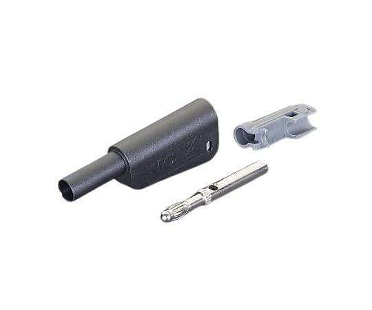 4mm Safety Plug (Stackable Connection / Black)
