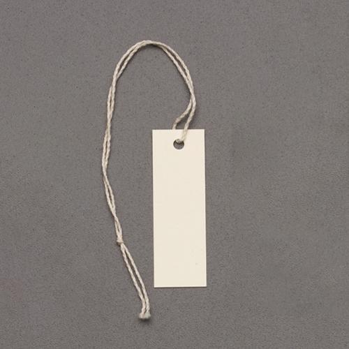ESCO String-Attached Shipping Tags White/100 Sheets 37x12mm EA475HZ-52