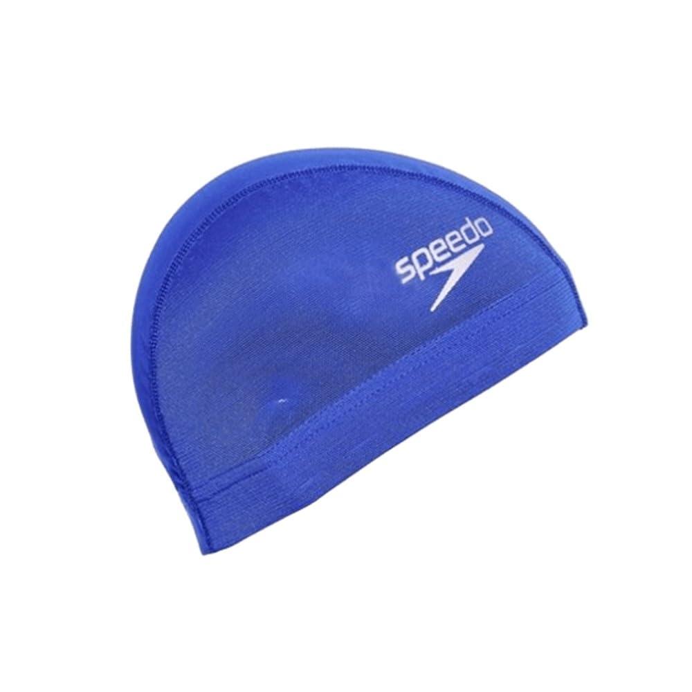 Speedo Swim Cap Logo Mesh Cap Swimming Unisex SE12050 Blue M