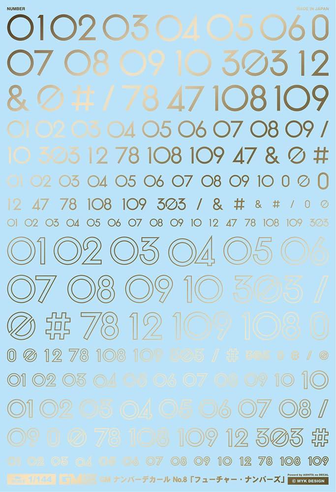 GM Number 08 “Future Numbers” Gold