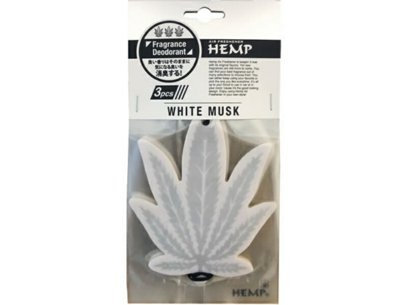 HEMP Fragrance Deodorant Air Freshener 3P White Musk