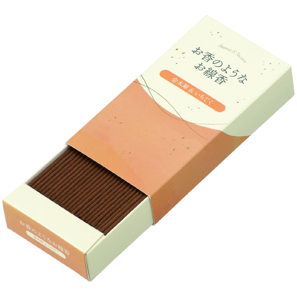 Kameyama Incense Sticks with Fragrance of Incense Osmanthus & Fig Approx. 50g (approx. 200 sticks) Low Smoke