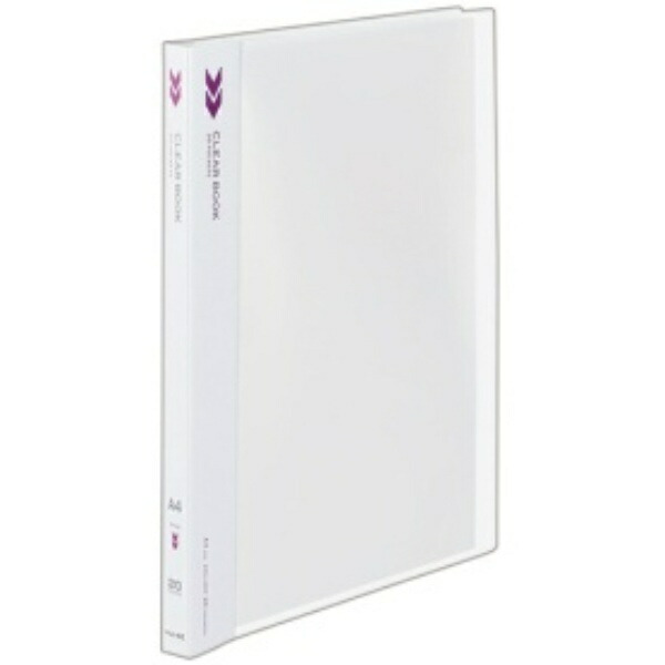 KOKUYO Clear Book (K2) Fixed Type A4 Vertical 20 Pockets Spine Width 18mm No Inner Paper Transparent K2-R-K20T 1 Book