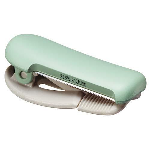 Kokuyo Masking Tape Cutter Calcut Clip Type for 20-25mm Width Pastel Green T-SM401LG