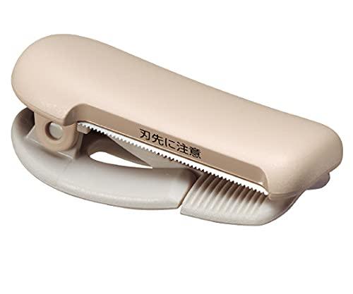 Kokuyo Masking Tape Cutter Calcut Clip Type for 20-25mm Width Pastel Brown T-SM401LS