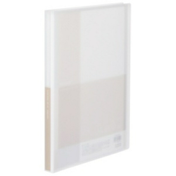 KOKUYO Clear Book Glassel A4 40 Sheets White
