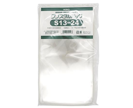 Shimojima Heiko Clear OPP Bags Crystal Pack 13×24cm 100 Sheets S13-24 006738500