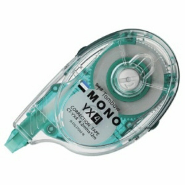 Tombow Pencil Correction Tape 4.2mm MONO YX (Stable Flat Body) Refill Type 12m 1 Piece CT-YX4