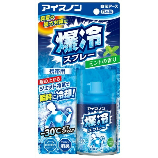 Ice Non Explosive Cooling Spray Mint Scent