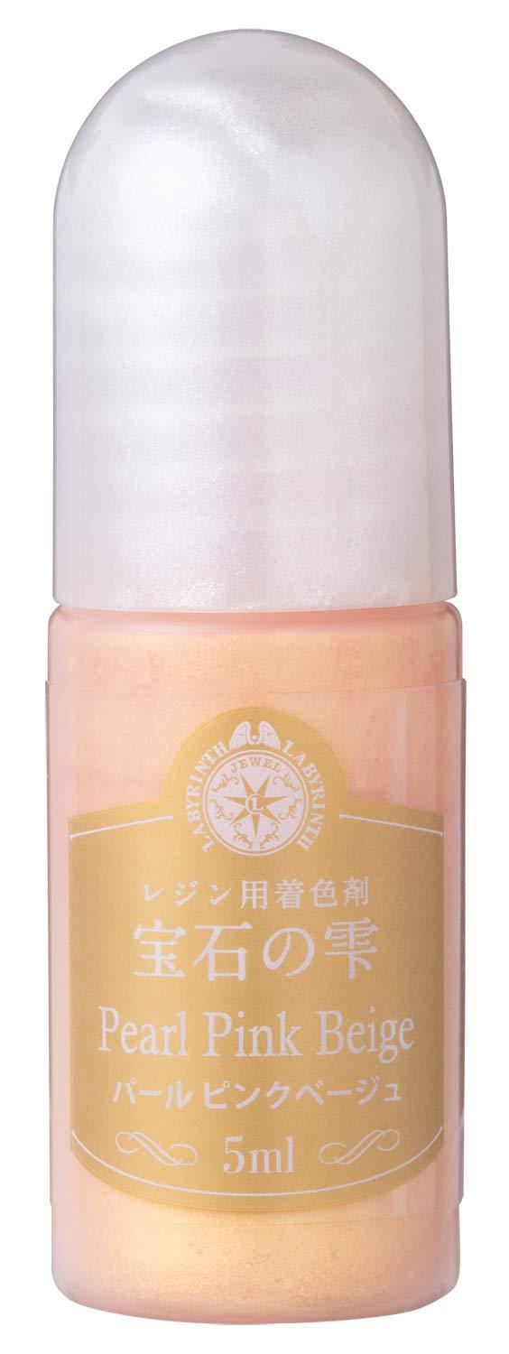Pajico Resin Colorant Jewel Drops Pearl Pink Beige 5ml Made in Japan 403252