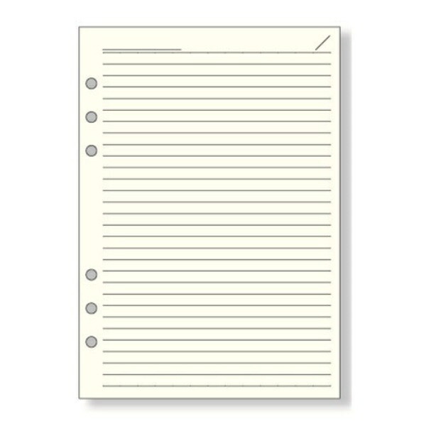 Reimei Fujii Da Vinci Refill Value Pack Notebook Cream 6.5mm Ruled A5 DAR459