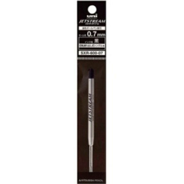 Mitsubishi Pencil Ballpoint Pen Refill Jetstream Prime 0.7 Single Color Black SXR60007.24