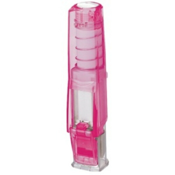 Mitsubishi Pencil Hanko Holder Hanzo Transparent Pink HLD2T.13