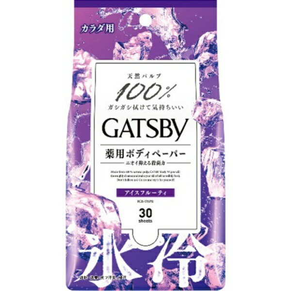 GATSBY Ice Deodorant Body Wipes Ice Fruity <Economy Size> (Quasi-Drug)