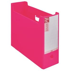 Lion Office Supplies Box File PP Plastic Minano BF-632M A4 Horizontal Type Red