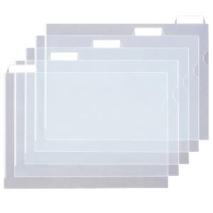 Lion Office Supplies Clear Holder PP Transparent A4 5-Pack CF-7C