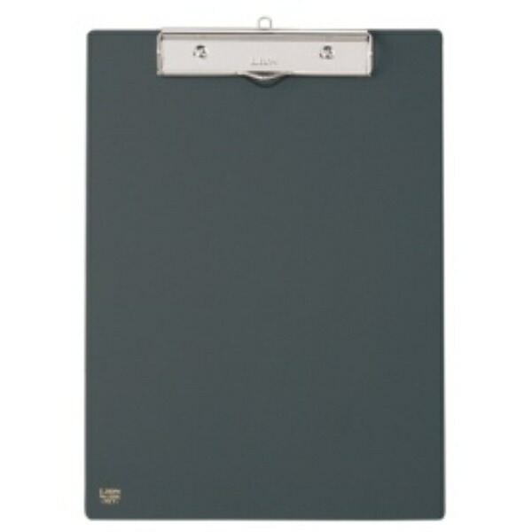 Lion Office Supplies PET Color Clipboard A4E No.220K-DH Dark Gray