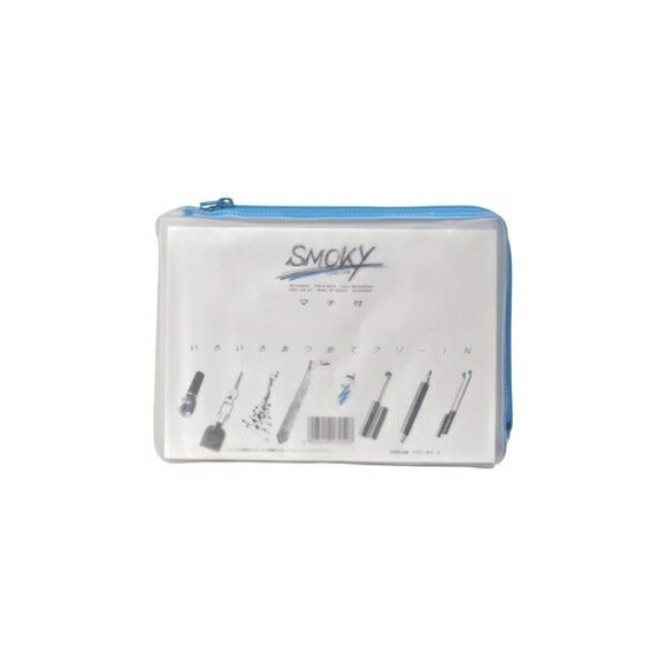 Rihitorabu Clear Case Pouch Semi-Transparent Smoky With Gusset B6 Size F271