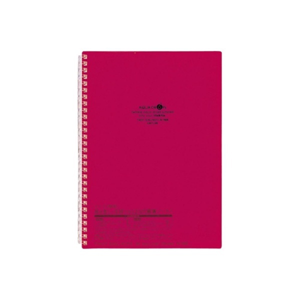 Rihitorabu Open Ring Notebook Twist Notebook Semi-B5 29-Hole 30 Sheets Red N1608-3
