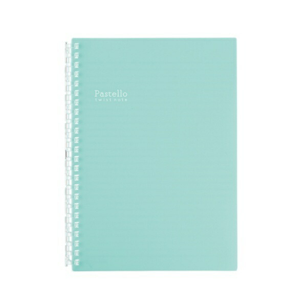 Rihitorabu Open Ring Notebook Twist Notebook A5S Pastello 24-Hole Light Green N1958-19