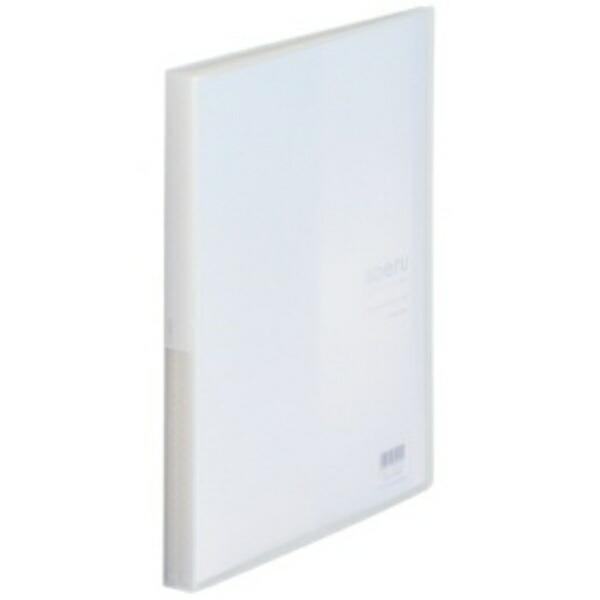 Rihitorabu File Clear Book A4 Fixed Type 40 Pockets Frosted Clear SOERU N8102-1