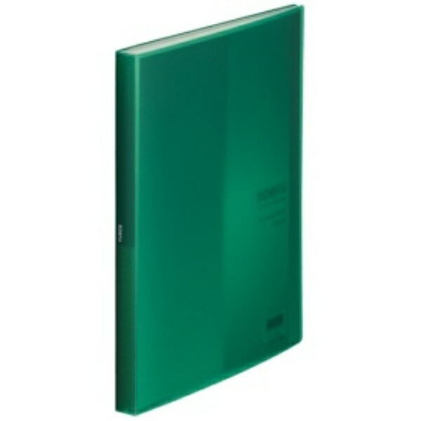 Rihitorabu File Clear Book A4 Fixed Type 40 Pockets Forest Green SOERU N8102-7