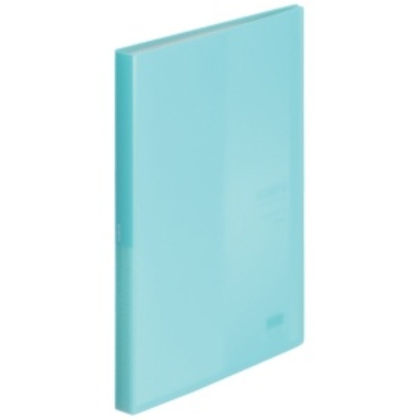 Rihitorabu File Clear Book A4 Fixed Type 40 Pockets Ice Blue SOERU N8102-14