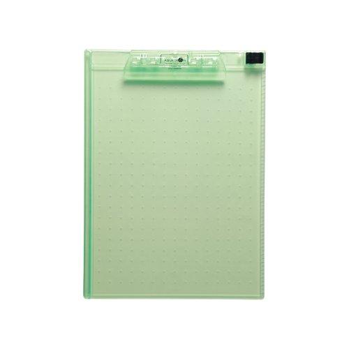 Rihitorabu Binder Clipboard A4E Yellow-Green A5010-6