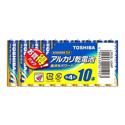 TOSHIBA Alkaline Dry Cell Batteries AAA Size 10-Pack LR03L 10MP