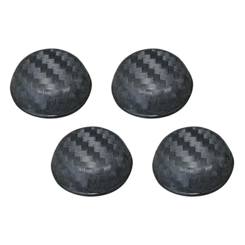 SEIWA Exterior Accessories License Plate Bolt Protector Carbon Pattern Black K375