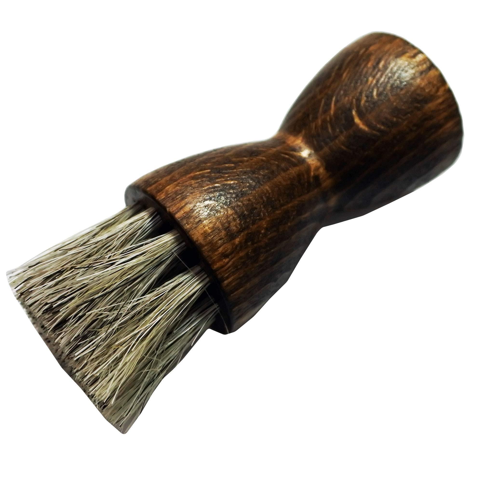 [Arakawa Sangyo] Shoe Brush, German Applicator Brush, Gray, Length 73mm × Width 28mm × Bristle Length 23mm