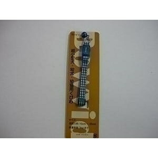 Kobe Workshop Ambre Color Bell-Attached Gingham Blue