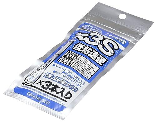 Wave Material Series Instant Adhesive ×3S Low Viscosity Fast Curing 3-Pack Hobby Adhesive OM-018