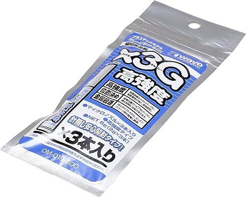 Wave Material Series Instant Adhesive ×3G High Strength 3-Pack Hobby Adhesive OM-019