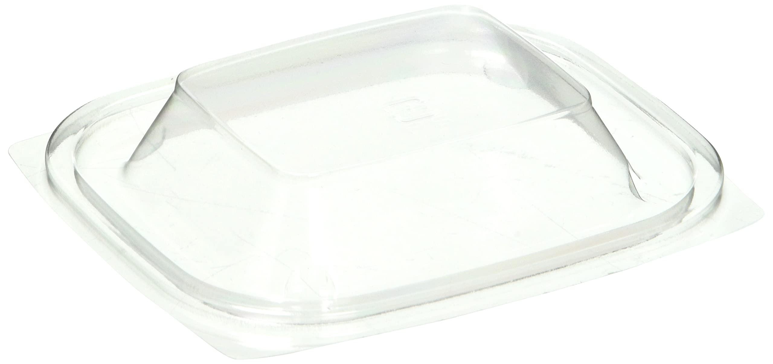 Chuo Chemical Made in Japan Disposable Container Lid CT Delican 10-11 Lid (O) 50 pieces Size: Approx. 11 × 9.6 × 2 cm Transparent