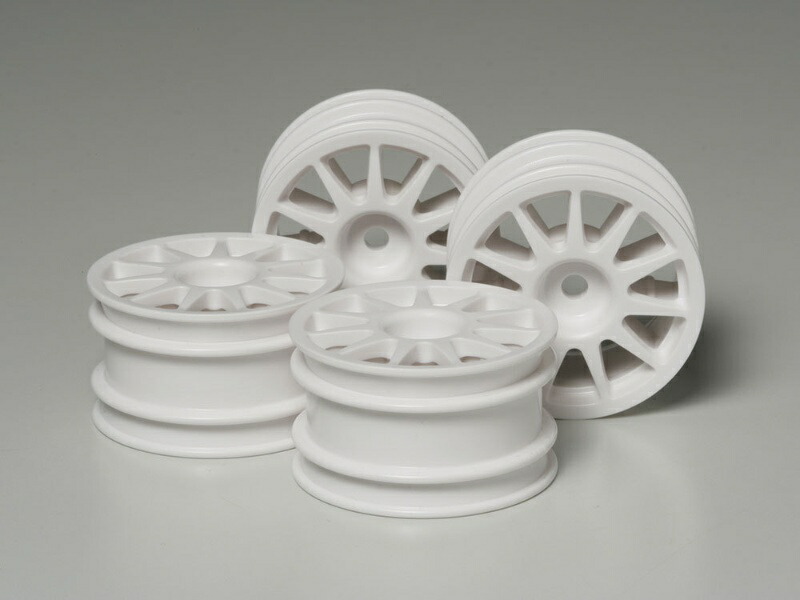 TAMIYA R/C SPARE PARTS SP-1237 M Chassis 11-Spoke Wheel (White) 4-Piece Set