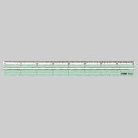 Data Mask Ruler with 5mm Grid Lines and Graduations CR-DR40