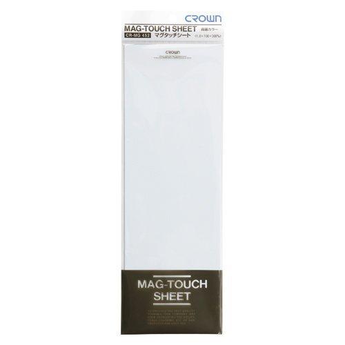 Double-Sided Magnetic Adhesive Sheet White/White