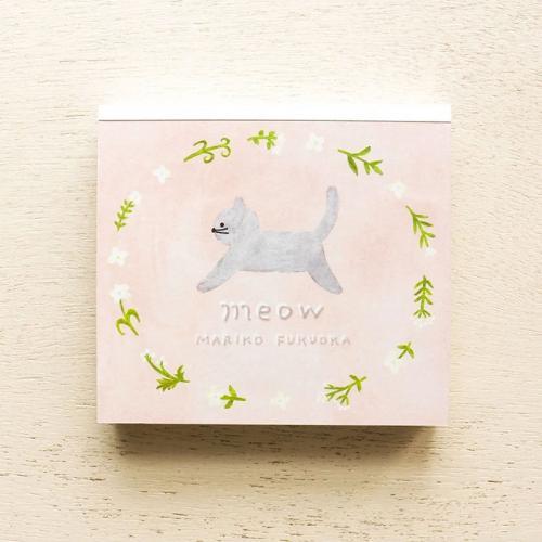 Mariko Fukuoka Block Memo meow