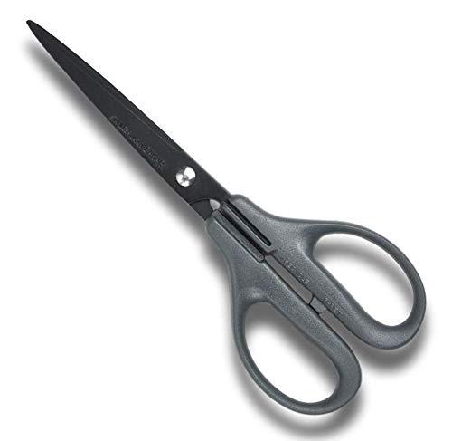 Hasegawa Hamono Scissors Office Use Tapered Tip Fluorine Coated Gray EP-175F Overall Length: 17.5 cm Blade Length: 7.3 cm