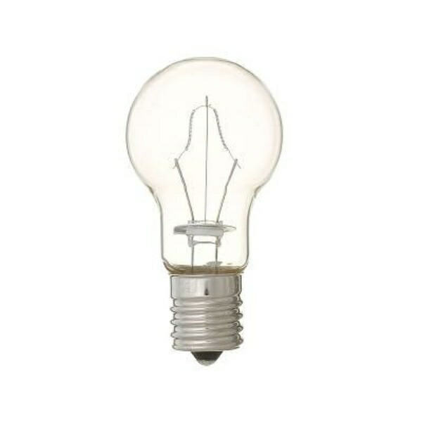 YAZAWA Energy-Saving Krypton Lamp P35 E17 60W Equivalent 2-Pack Clear P351754C2P YAZAWA