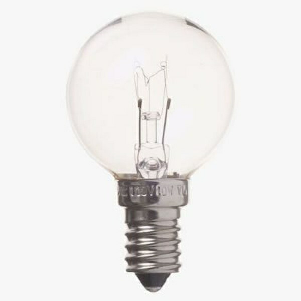 YAZAWA Baby Ball Bulb G40 E14 10W Clear G401410C YAZAWA