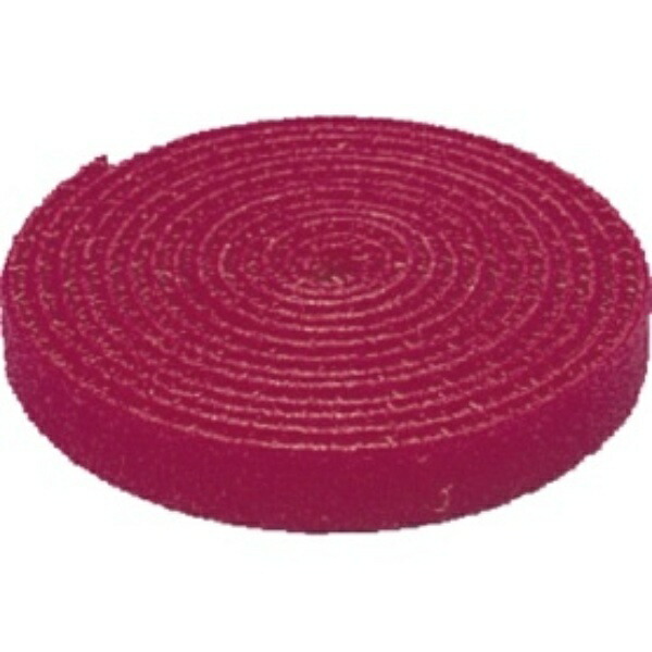 Sanwa Supply Cable Tie (Velcro) Free Cut Red 1 Piece