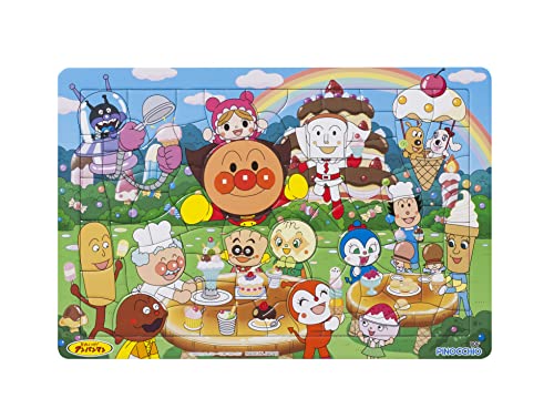 AGATSUMA Anpanman Genius Brain First Puzzle 80 Pieces Candy Land