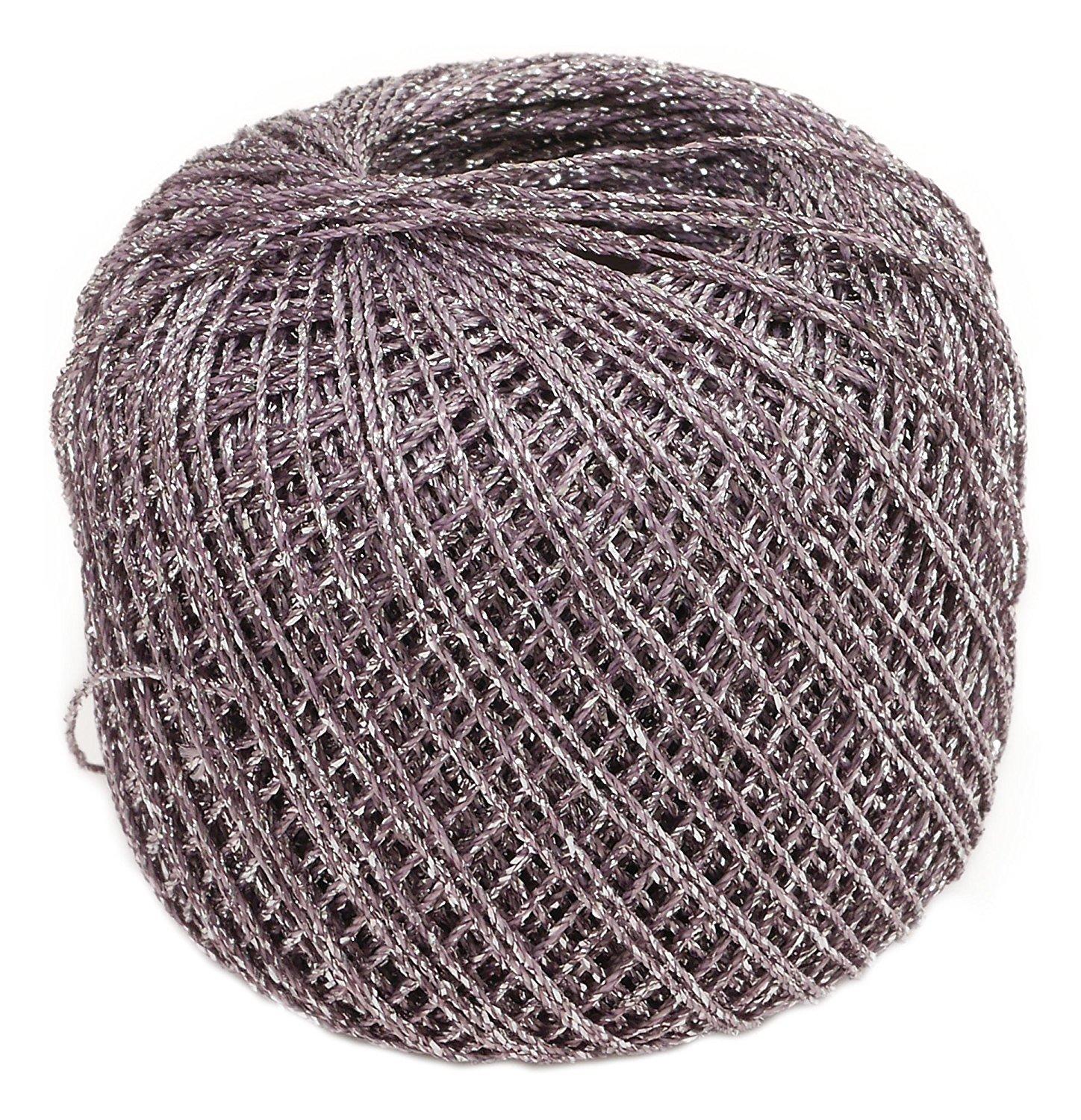 Olimpas Silk Tatting Lace Thread Lame Lace Thread Col. T402 Beige Tone Approx. 40m