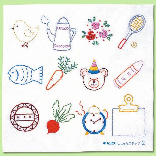 Olympus Silk French Embroidery Kit / Basic Embroidery Steps 2